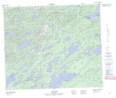 013K07 No Title Canadian topographic map, 1:50,000 scale