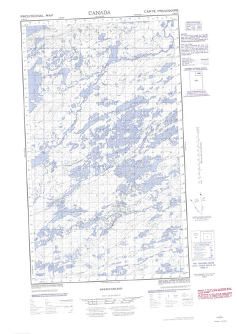 013K08E No Title Canadian topographic map, 1:50,000 scale