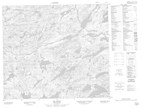 013N12 No Title Canadian topographic map, 1:50,000 scale