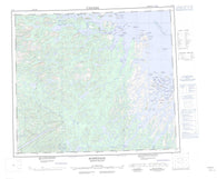 013N Hopedale Canadian topographic map, 1:250,000 scale