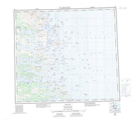 014C Nain Canadian topographic map, 1:250,000 scale