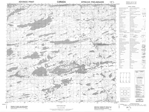014D06 No Title Canadian topographic map, 1:50,000 scale