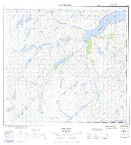 014E15 No Title Canadian topographic map, 1:50,000 scale
