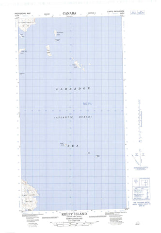014F06 Kelpy Island Canadian topographic map, 1:50,000 scale