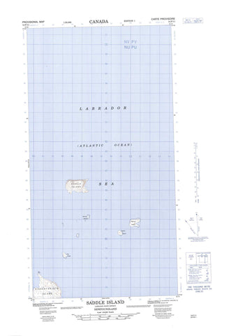 014F11 Saddle Island Canadian topographic map, 1:50,000 scale