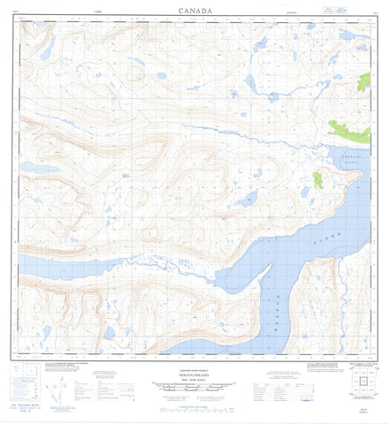 014L03 No Title Canadian topographic map, 1:50,000 scale