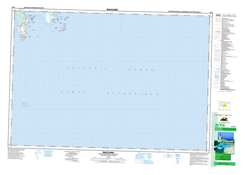 020P06 Baccaro Canadian topographic map, 1:50,000 scale