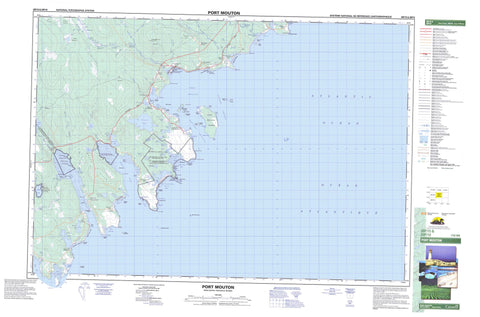 020P15 Port Mouton Canadian topographic map, 1:50,000 scale