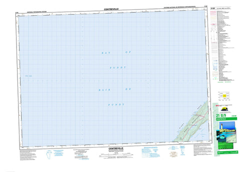 021B09 Centreville Canadian topographic map, 1:50,000 scale
