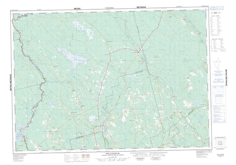 021G06 Rollingdam Canadian topographic map, 1:50,000 scale