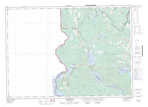 021G13 Fosterville Canadian topographic map, 1:50,000 scale
