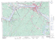 021G15 Fredericton Canadian topographic map, 1:50,000 scale
