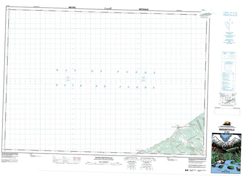 021H03 Margaretsville Canadian topographic map, 1:50,000 scale