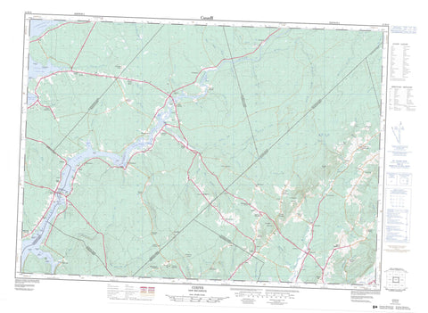 021H13 Codys Canadian topographic map, 1:50,000 scale