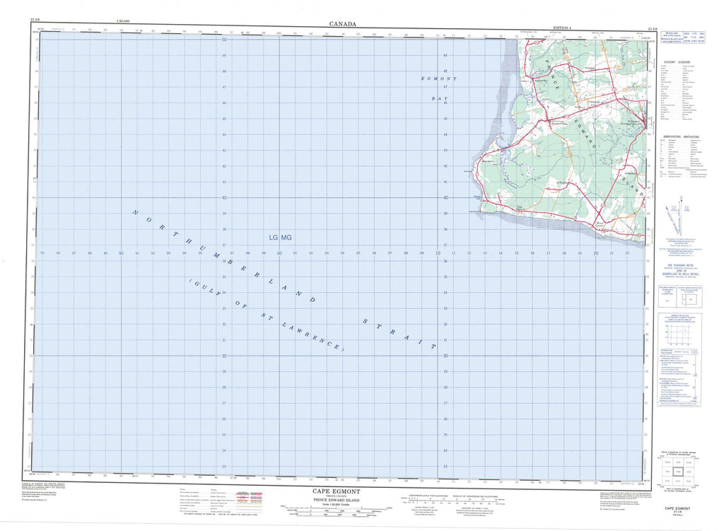 Buy Cape Egmont topo map 021I08 YellowMaps Map Store