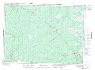 021I14 Kouchibouguac Canadian topographic map, 1:50,000 scale
