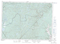 021M10 Saint Urbain Canadian topographic map, 1:50,000 scale