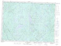 021M13 Lac Aux Ecorces Canadian topographic map, 1:50,000 scale