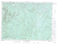021M16 Lac Au Plongeon Canadian topographic map, 1:50,000 scale