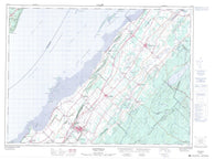 021N12 Saint Pascal Canadian topographic map, 1:50,000 scale