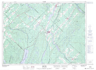 021N15 Squatec Canadian topographic map, 1:50,000 scale