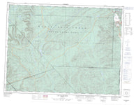 022A13 Lac Madeleine Canadian topographic map, 1:50,000 scale