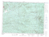 022A14 Lac York Canadian topographic map, 1:50,000 scale