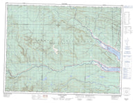 022A15 Sunny Bank Canadian topographic map, 1:50,000 scale