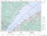 022C Rimouski Canadian topographic map, 1:250,000 scale