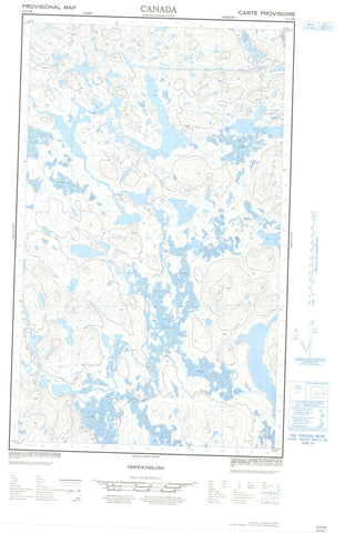 023A06E No Title Canadian topographic map, 1:50,000 scale