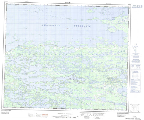 023H15 No Title Canadian topographic map, 1:50,000 scale