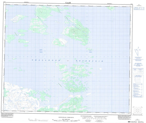 023I01 No Title Canadian topographic map, 1:50,000 scale