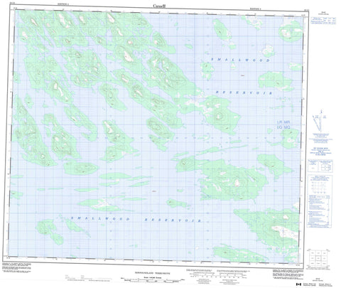 023I02 No Title Canadian topographic map, 1:50,000 scale