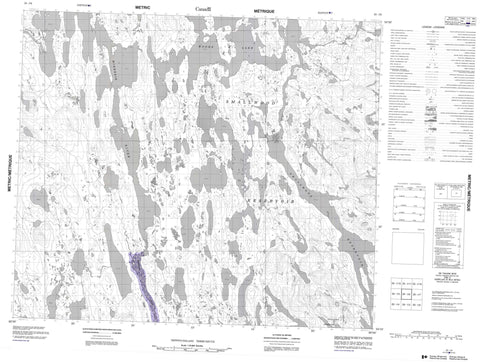 023I06 No Title Canadian topographic map, 1:50,000 scale