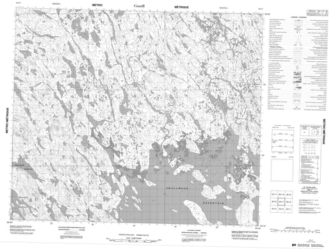 023I07 No Title Canadian topographic map, 1:50,000 scale