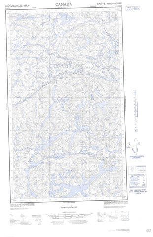 023J03E No Title Canadian topographic map, 1:50,000 scale