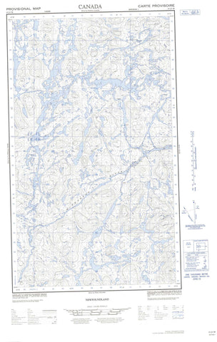 023J03W No Title Canadian topographic map, 1:50,000 scale