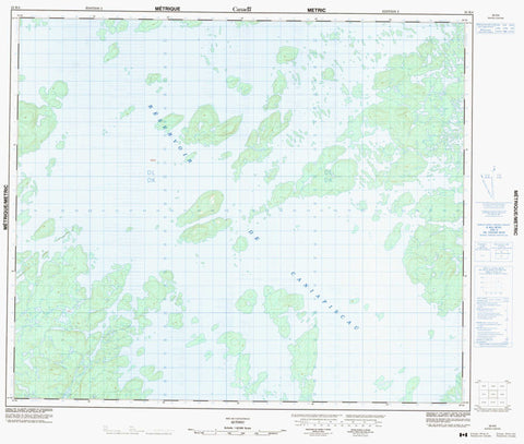 023K04 Canadian topographic map, 1:50,000 scale
