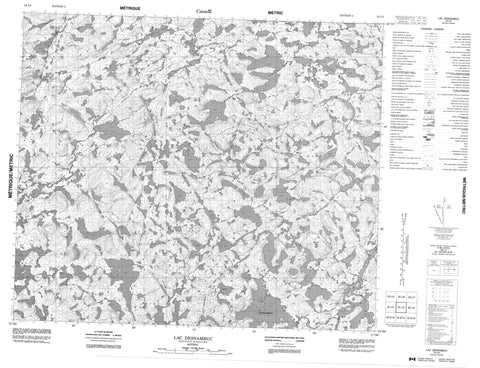023L03 Lac Desnambuc Canadian topographic map, 1:50,000 scale