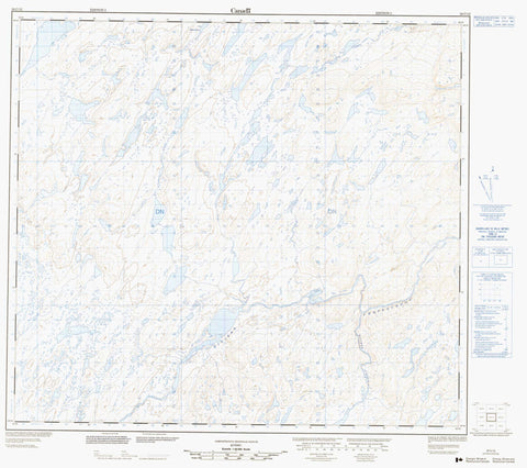 024C12 Canadian topographic map, 1:50,000 scale