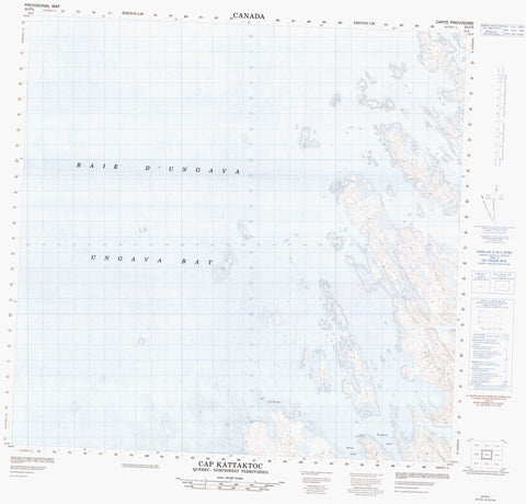 024P05 Cap Kattaktoc Canadian topographic map, 1:50,000 scale