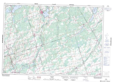 031C06 Tweed Canadian topographic map, 1:50,000 scale