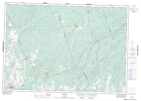 031C11 Kaladar Canadian topographic map, 1:50,000 scale