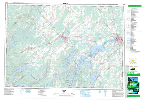 031C16 Perth Canadian topographic map, 1:50,000 scale