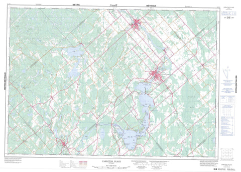 031F01 Carleton Place Canadian topographic map, 1:50,000 scale