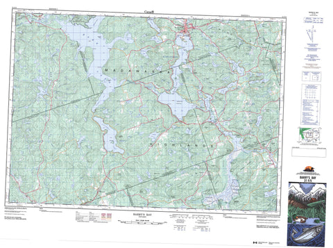 031F05 Barry s Bay Canadian topographic map, 1:50,000 scale