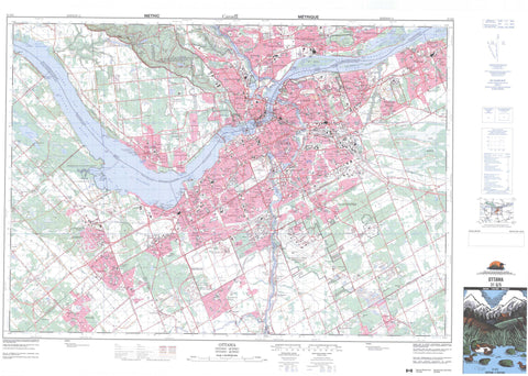 031G05 Ottawa Canadian topographic map, 1:50,000 scale