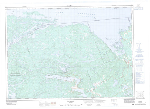 031L04 Nipissing Canadian topographic map, 1:50,000 scale