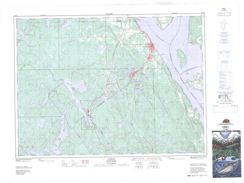 031M05 Cobalt Canadian topographic map, 1:50,000 scale