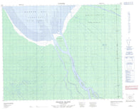 032M04 Francis Island Canadian topographic map, 1:50,000 scale
